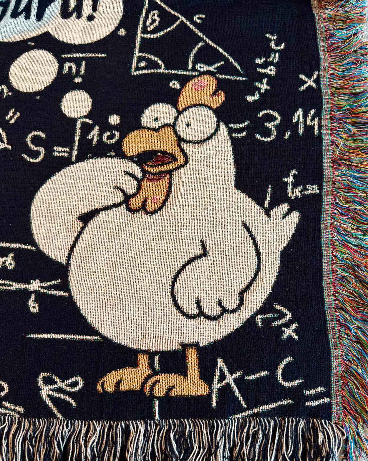 Personalized "Mathematical Genius" Woven Blanket