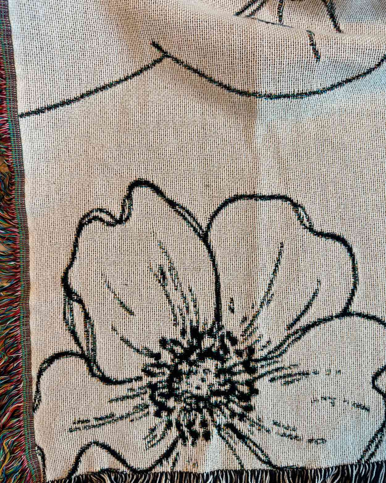 Personalized "A Mother's Hand" Woven Blanket