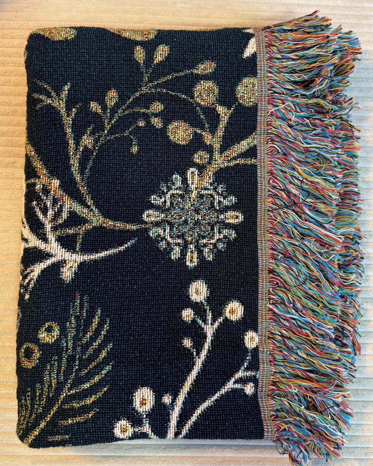 "Royal Garden" Woven Blanket