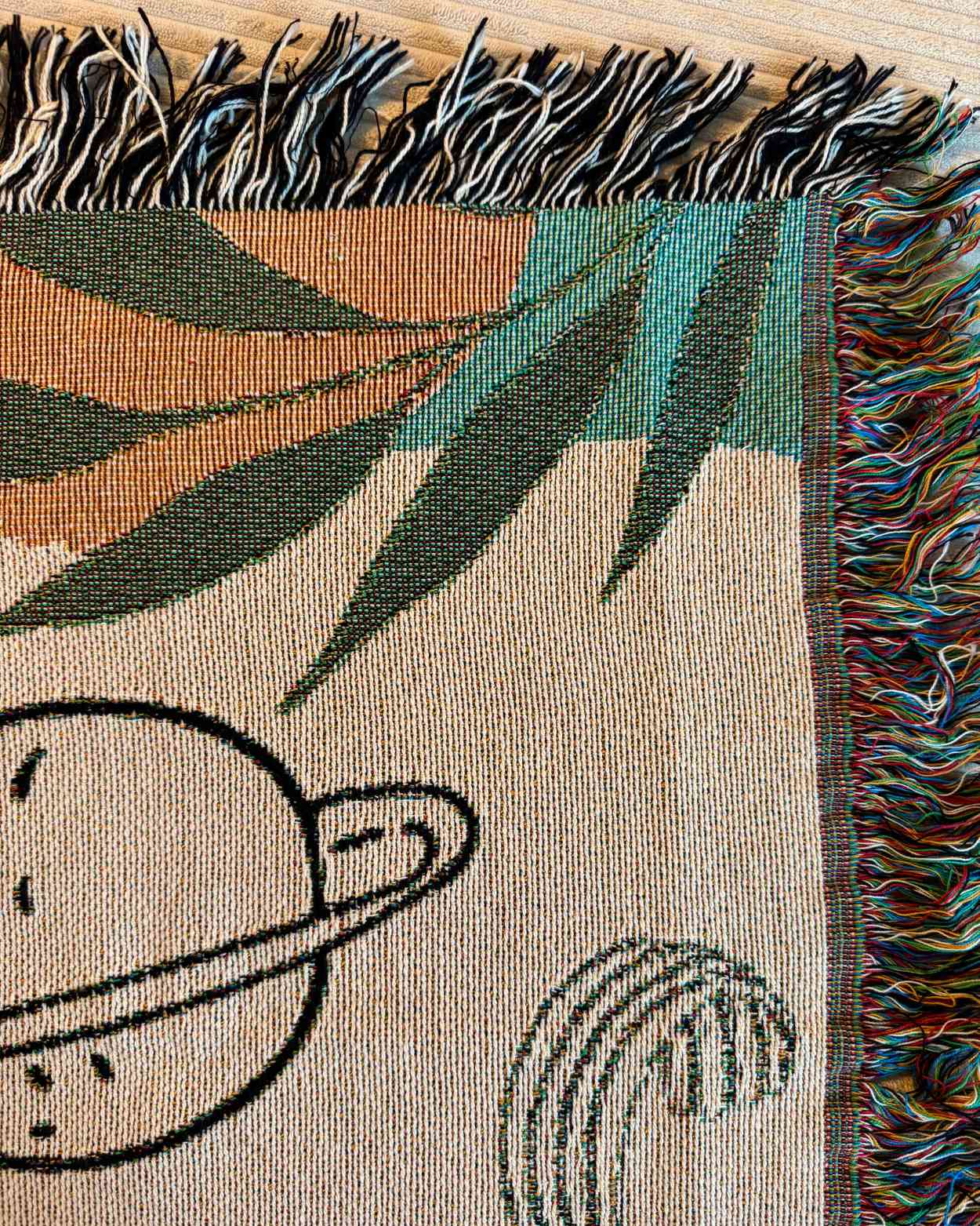 Personalized "Chill & Meditate" Woven Blanket