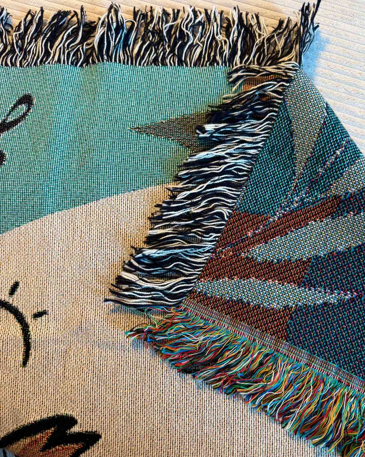 Personalized "Chill & Meditate" Woven Blanket