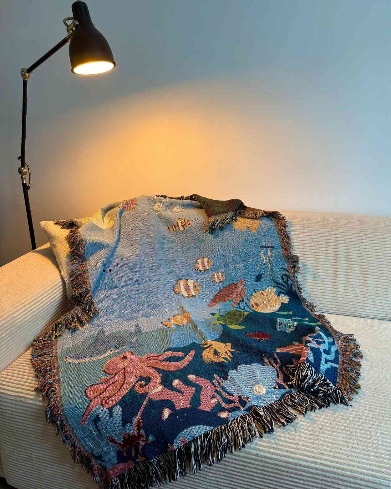 "Deep Sea Magic" Woven Blanket