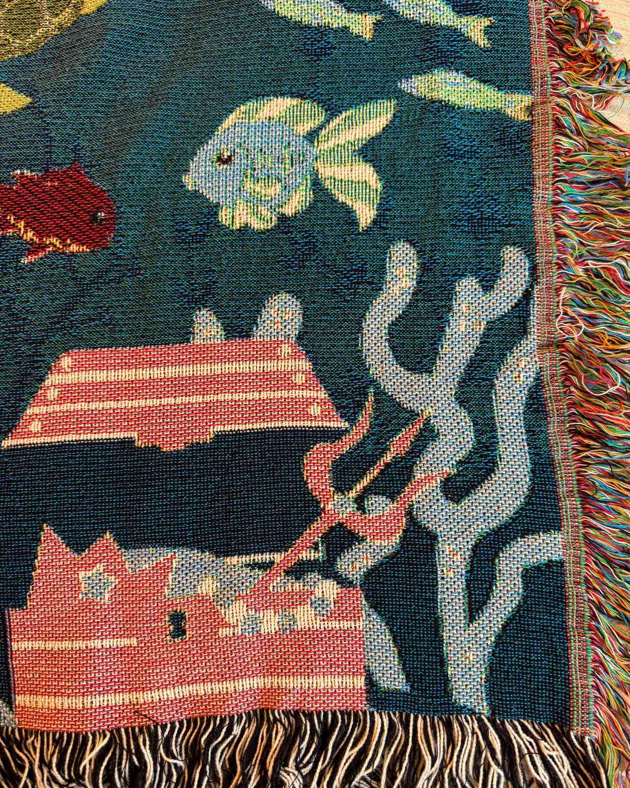 "Deep Sea Magic" Woven Blanket