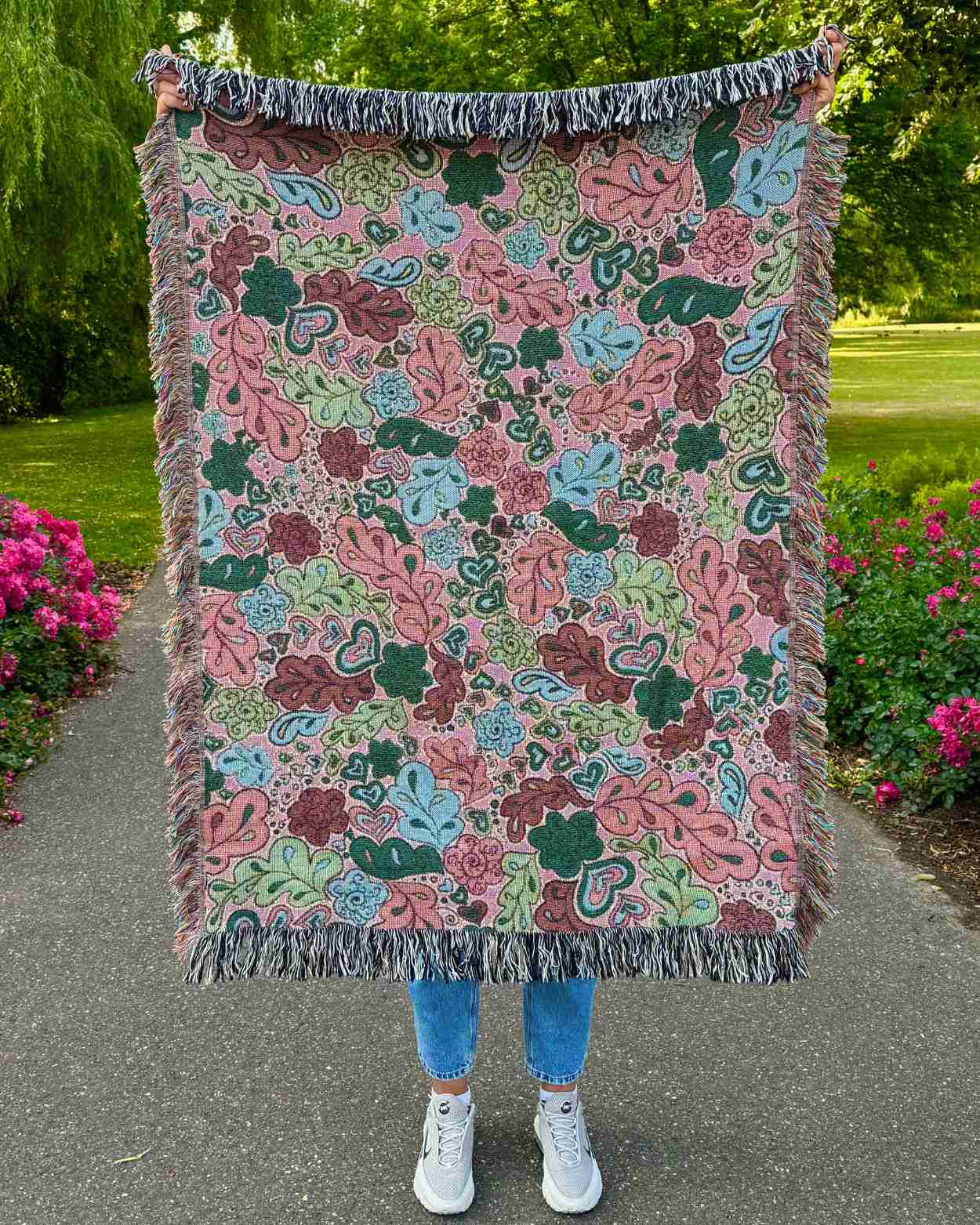 "Autumn Enchantment" Woven Blanket