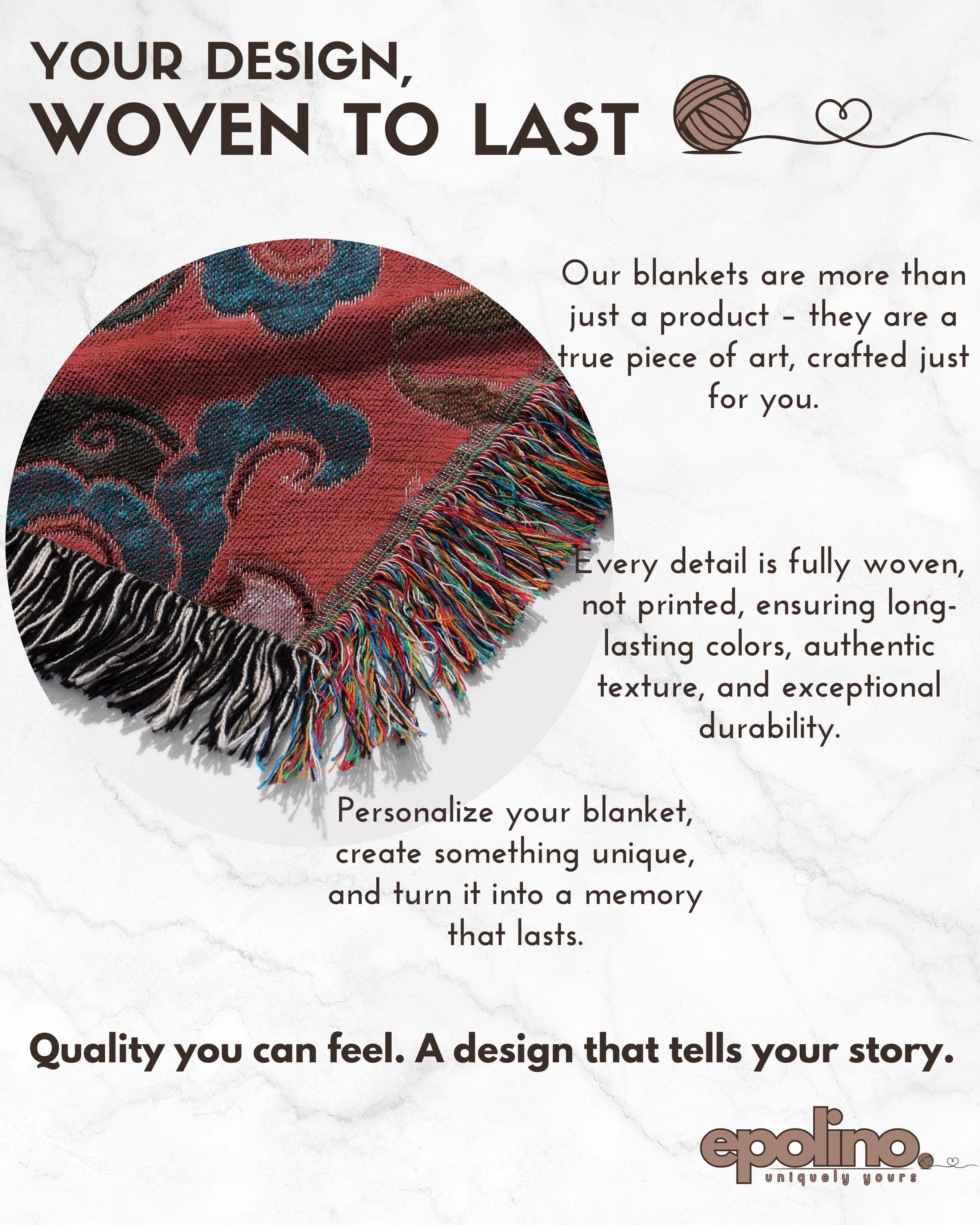 Personalized "Mathematical Genius" Woven Blanket