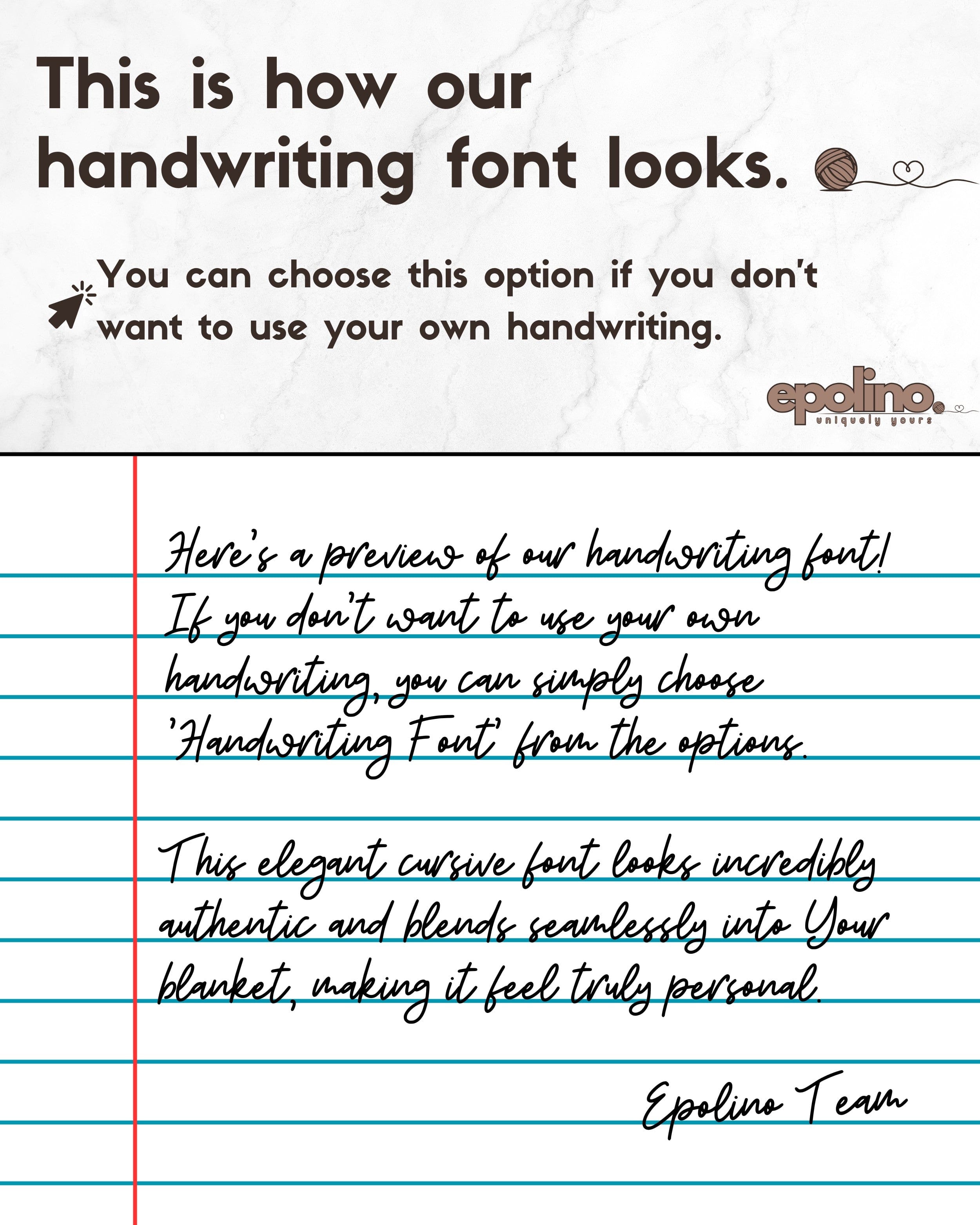 Personalized "Handwriting Memory" Woven Blanket