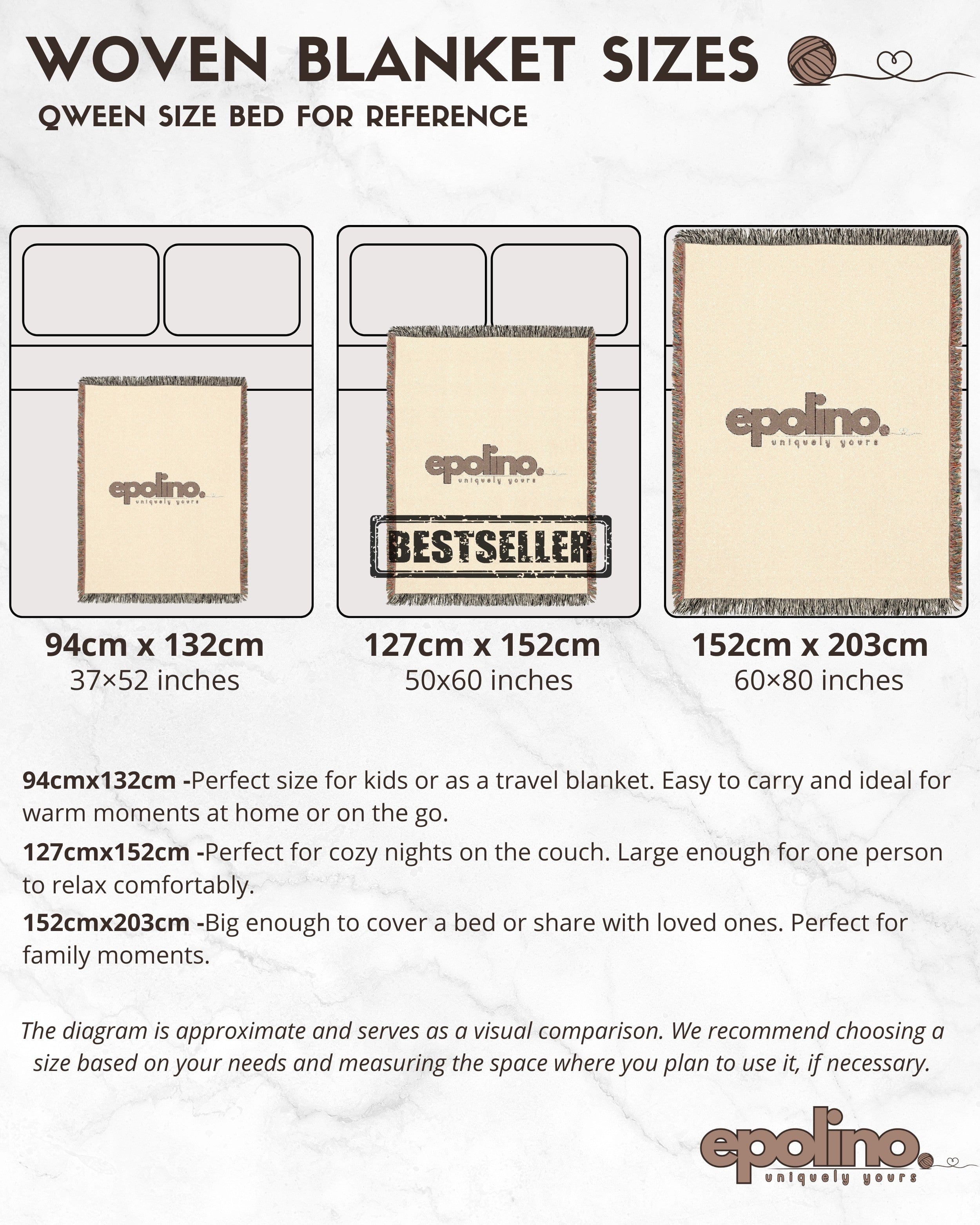 Personalized "Yoga Flow" Woven Blanket