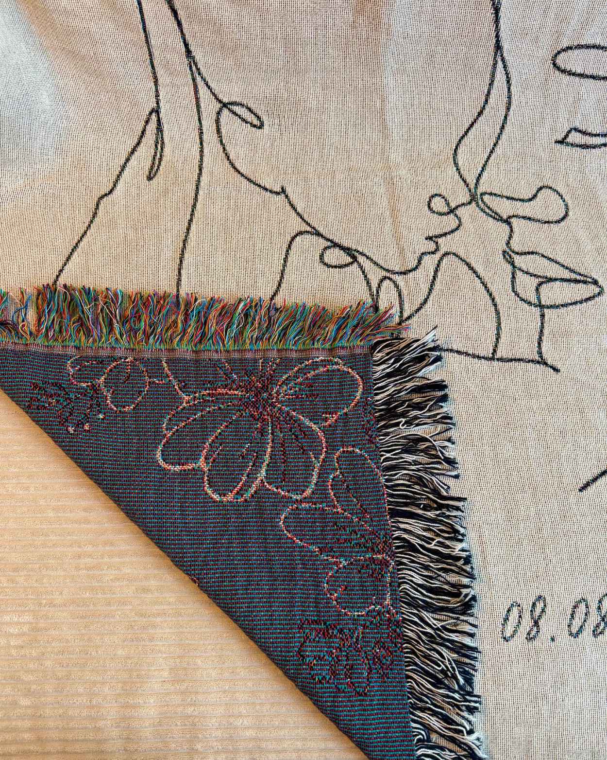 Personalized "A Mother's Love" Woven Blanket