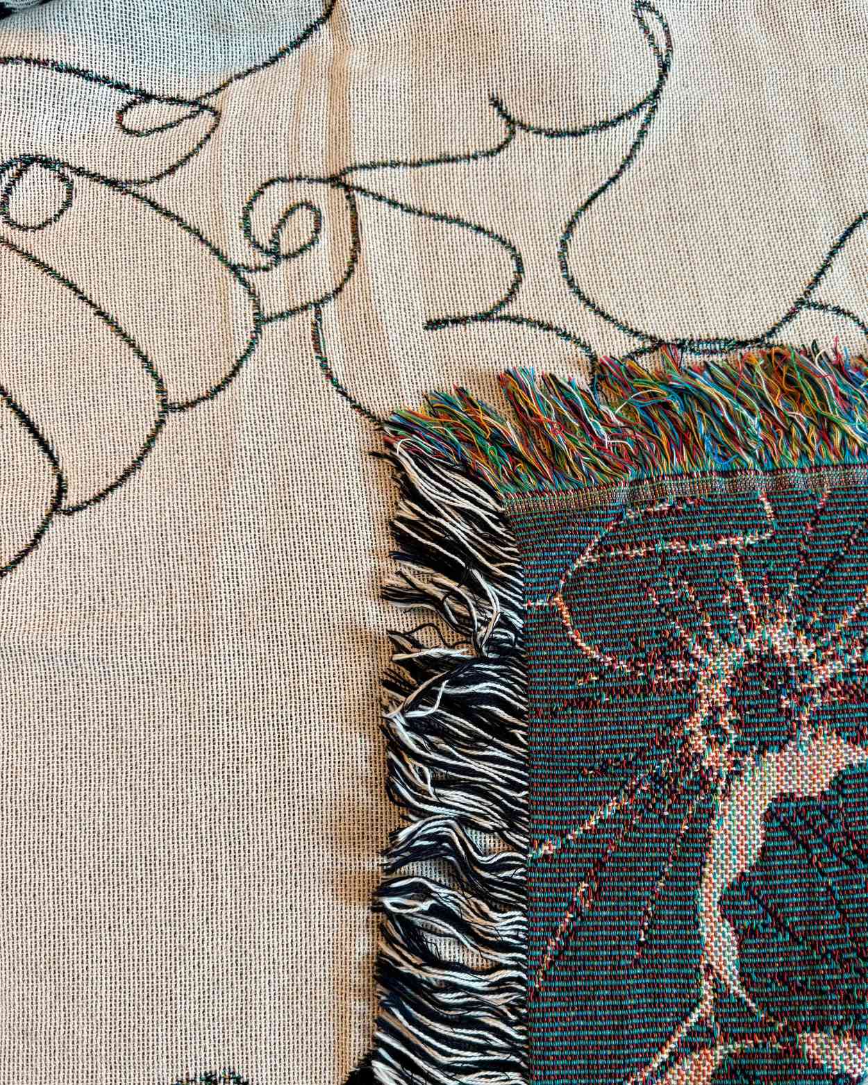 Personalized "A Mother's Hand" Woven Blanket