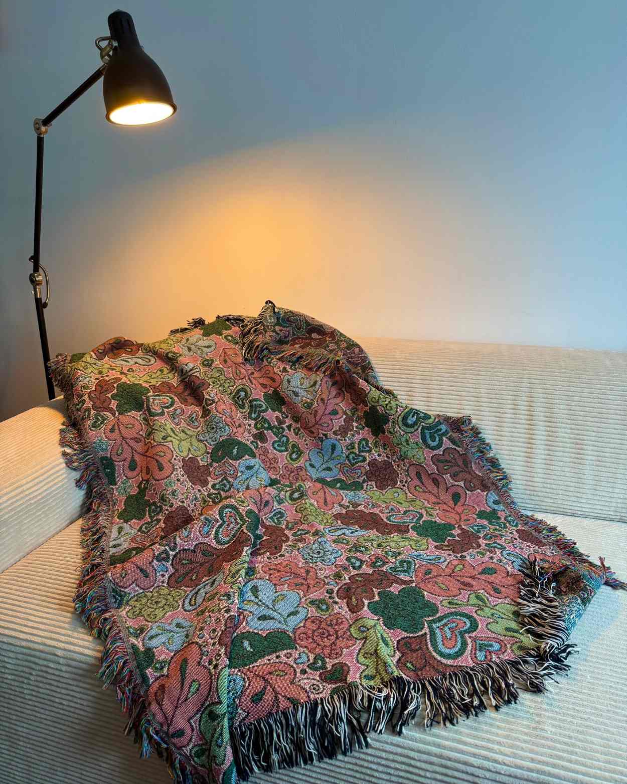 "Autumn Enchantment" Woven Blanket