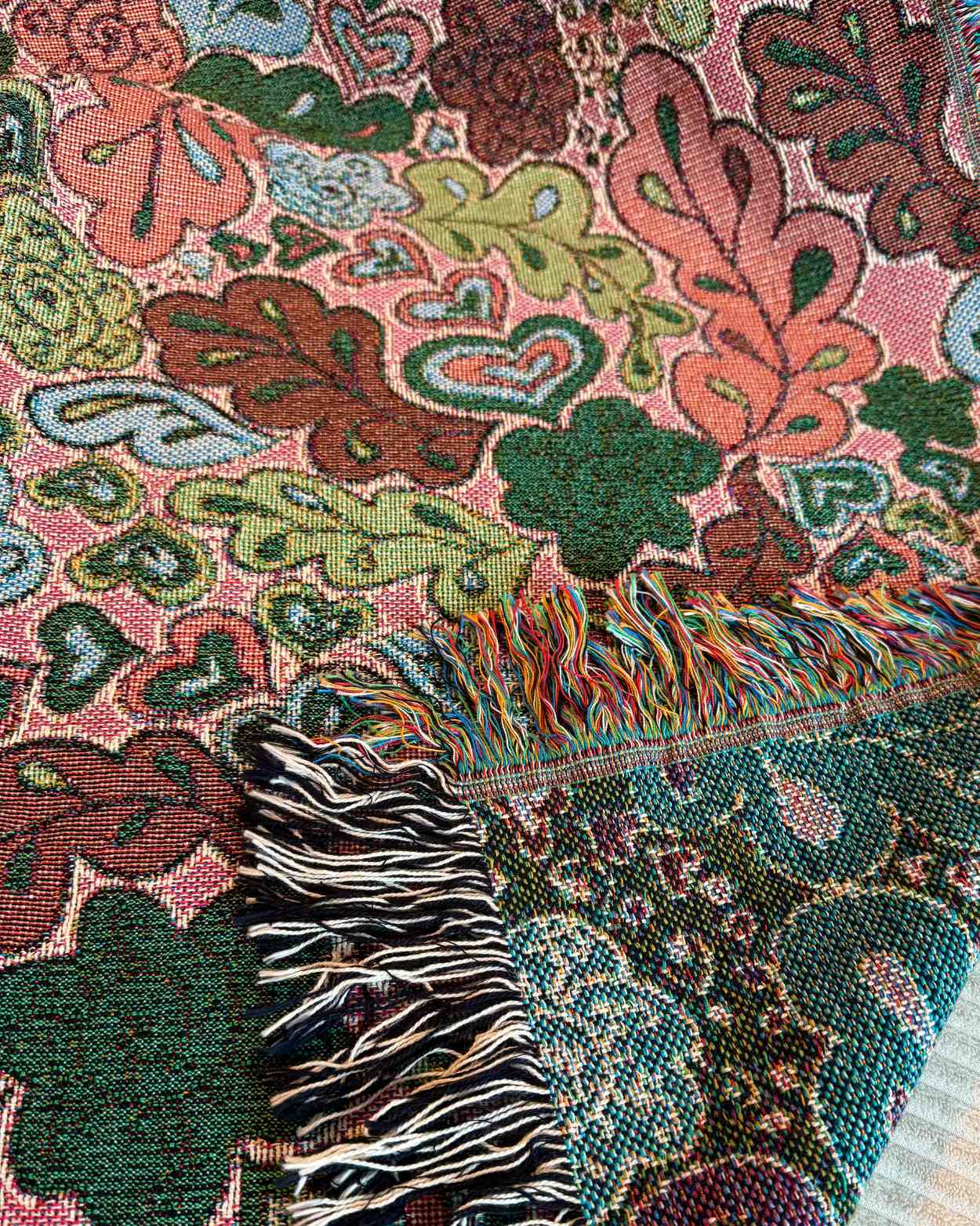 "Autumn Enchantment" Woven Blanket