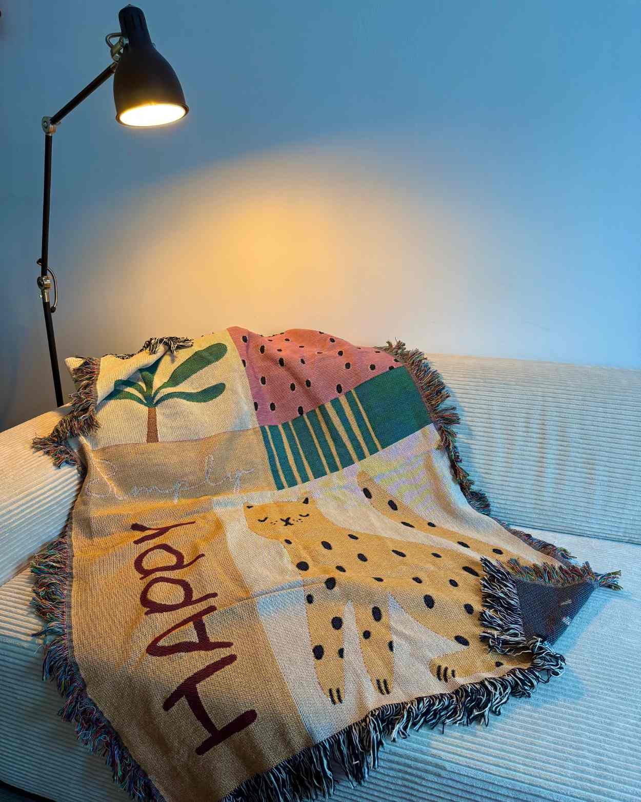 Personalized "Wild Serenity" Woven Blanket