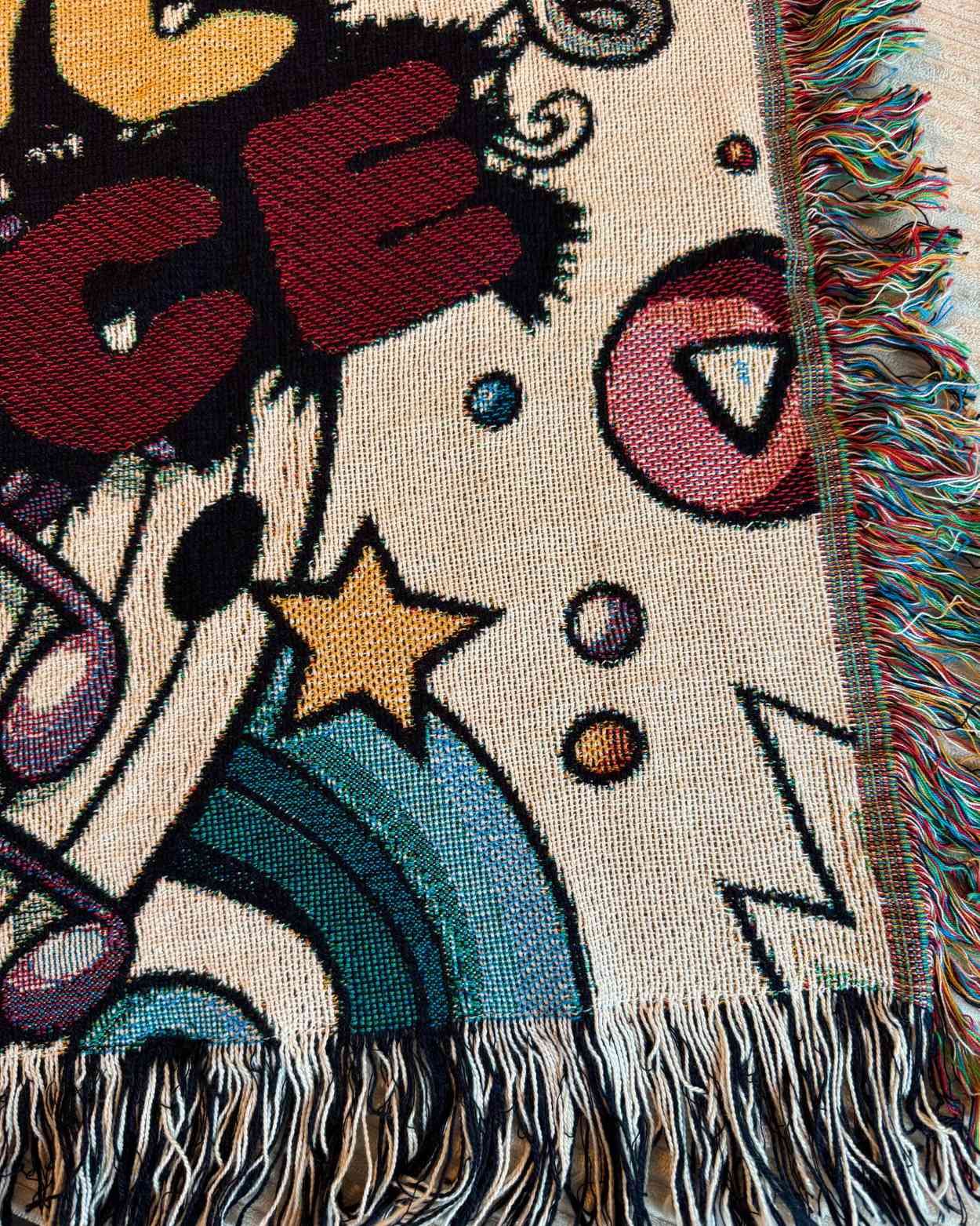 Personalized "Turn Up The Music" Woven Blanket