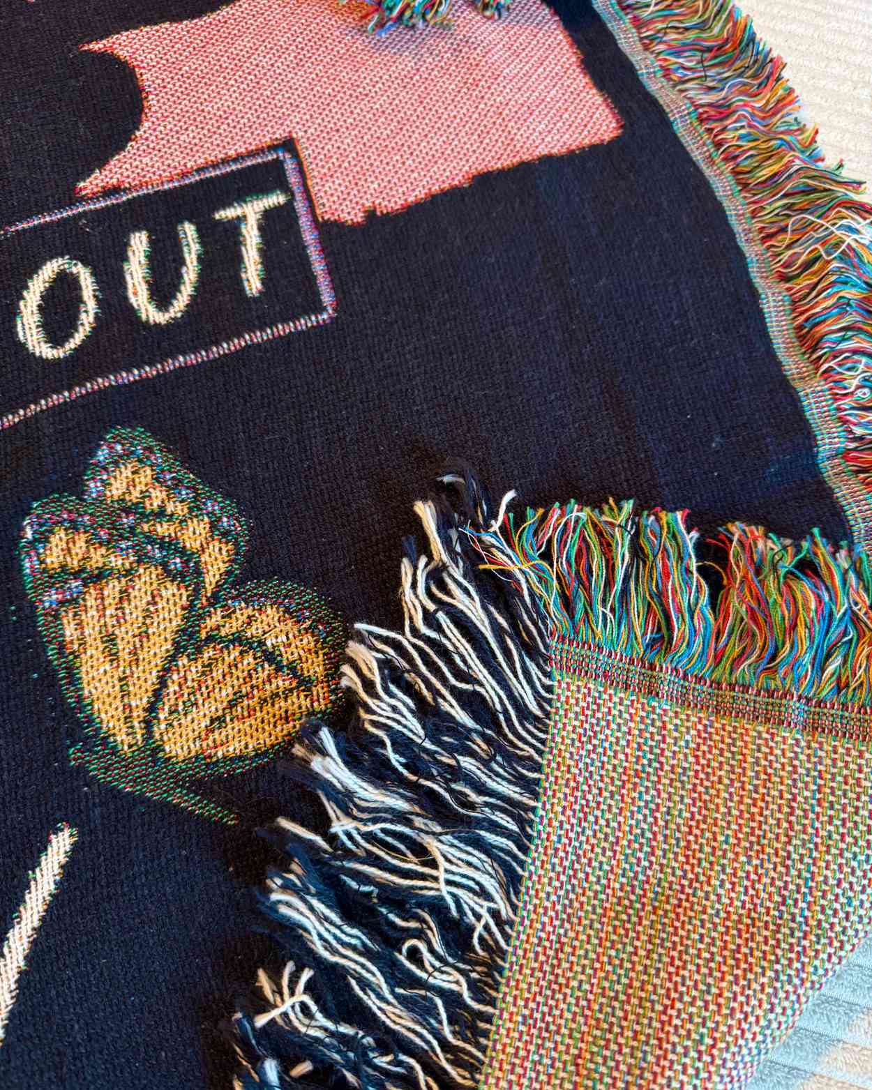 Personalized "Yoga Flow" Woven Blanket