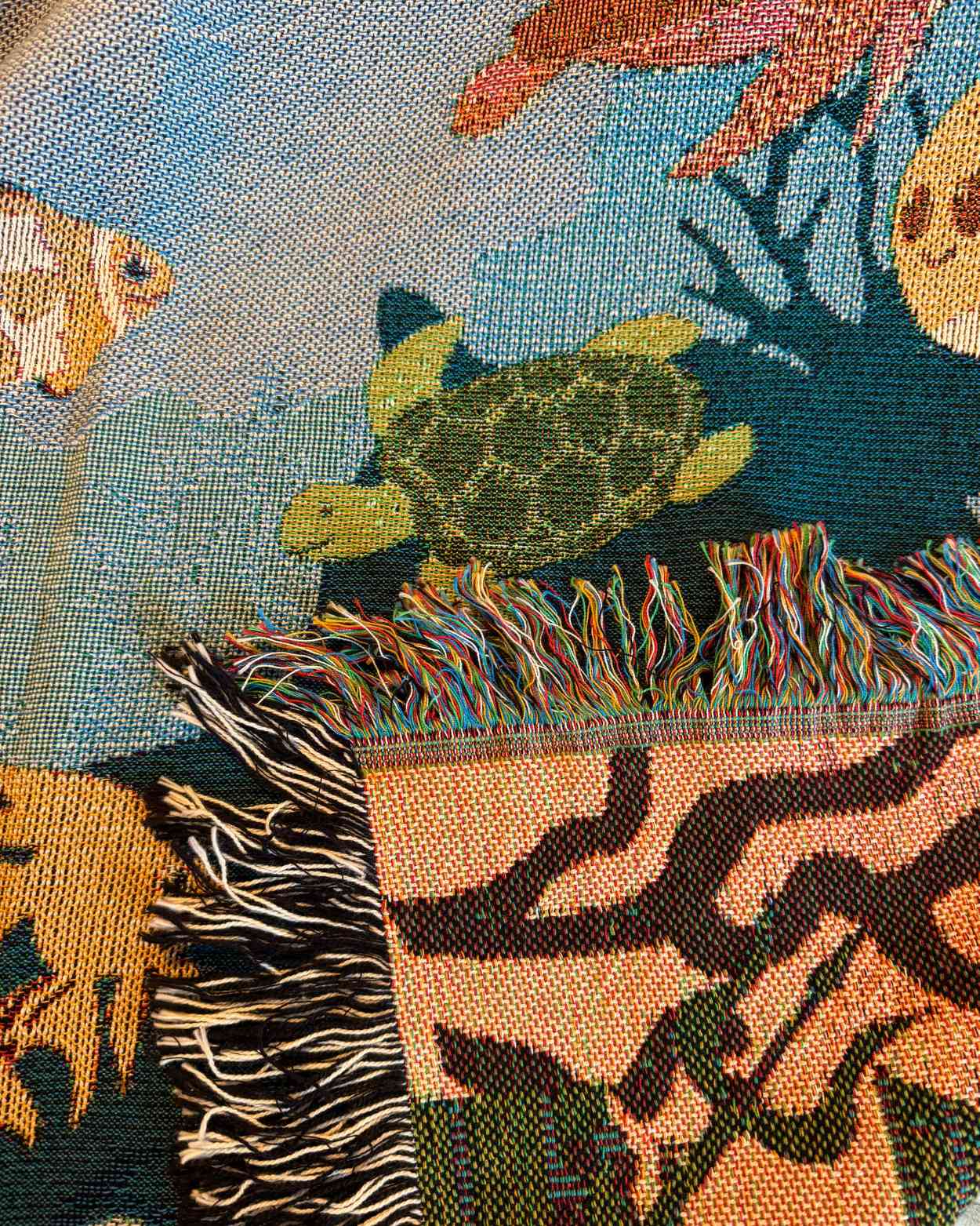 "Deep Sea Magic" Woven Blanket
